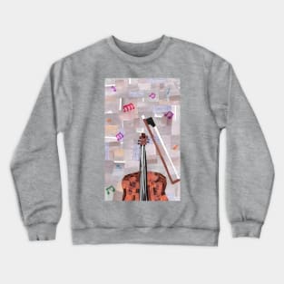 Playing the Violin Crewneck Sweatshirt